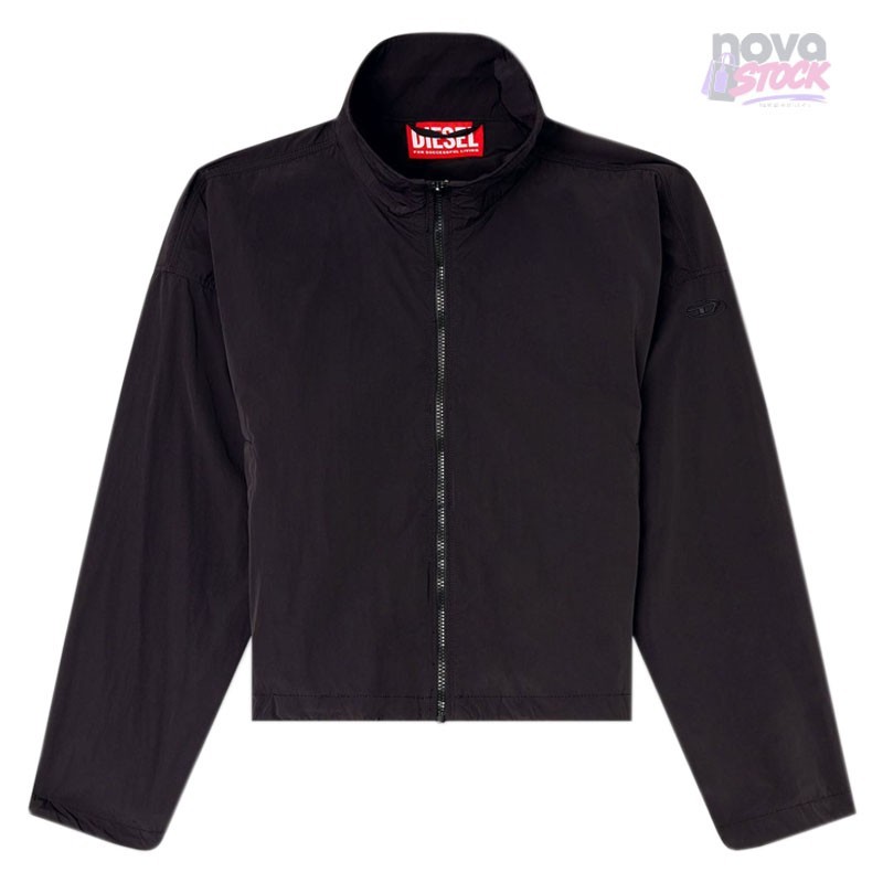 CHAQUETA CORTAVIENTOS NEGRA DIESEL