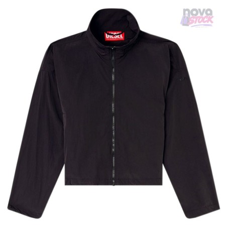 CHAQUETA CORTAVIENTOS NEGRA DIESEL