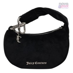 Bolso hobo pequeño Blossom de Juicy Couture en terciopelo negro