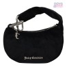 Bolso hobo pequeño Blossom de Juicy Couture en terciopelo negro