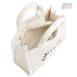 Bolso tote de borrego sintético Rue St-Guillaume de Karl Lagerfeld