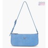 Bolso bandolera de ante con logo metalizado de Tommy Hilfiger