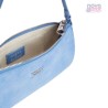 Bolso bandolera de ante con logo metalizado de Tommy Hilfiger