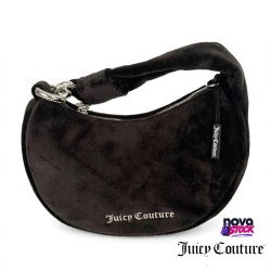 Bolso hobo pequeño Blossom de Juicy Couture en terciopelo negro